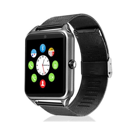 Summa Metal Strap Smart Watch Black