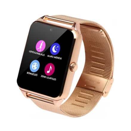 Summa Metal Strap Smart Watch Gold