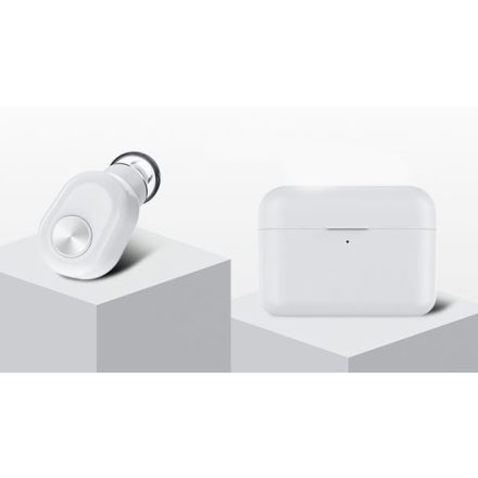 Fehér Manager fülhallgató +Ajándék 1200Mah Powerbank!!