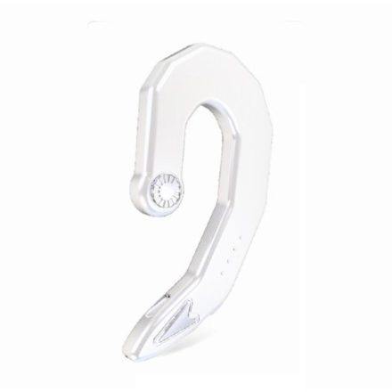 White Diselja earphones - "bond drive technology", ergonomic design, decomposing style