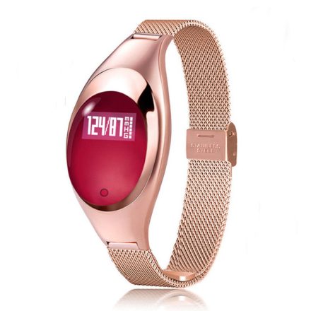 Christina Gold Smart Watch - A really girly watch with a thin metal strap so you can be feminine while playing sports.