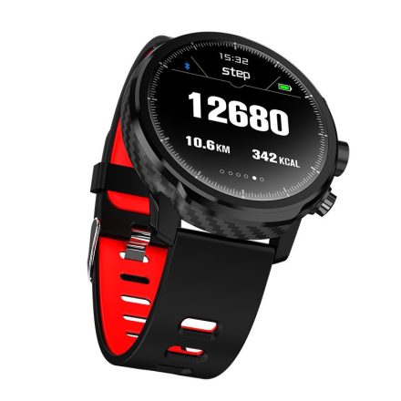 Zeus smart watch in red