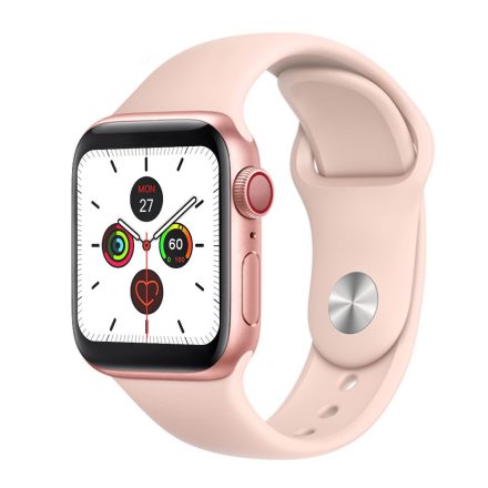 Oprit x7 smart watch in pink-rose gold