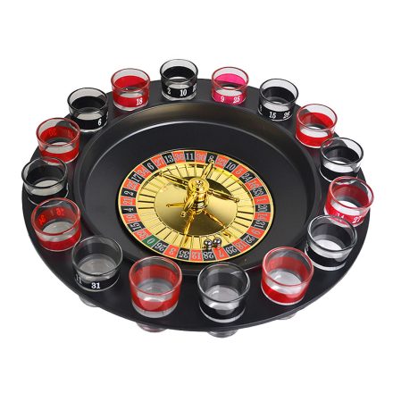 Drunken roulette drinking game