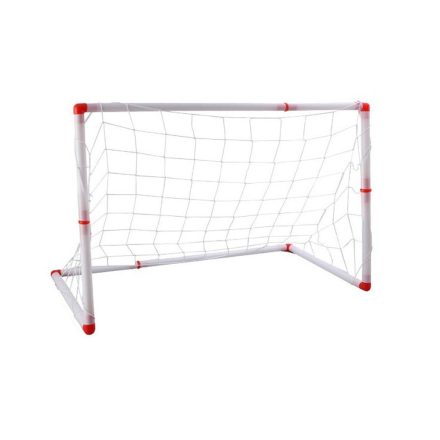 Mobile kid soccer goal with gift ball