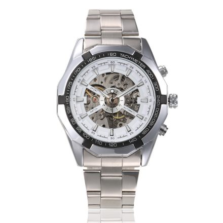 Men's Skeleton watch in silver